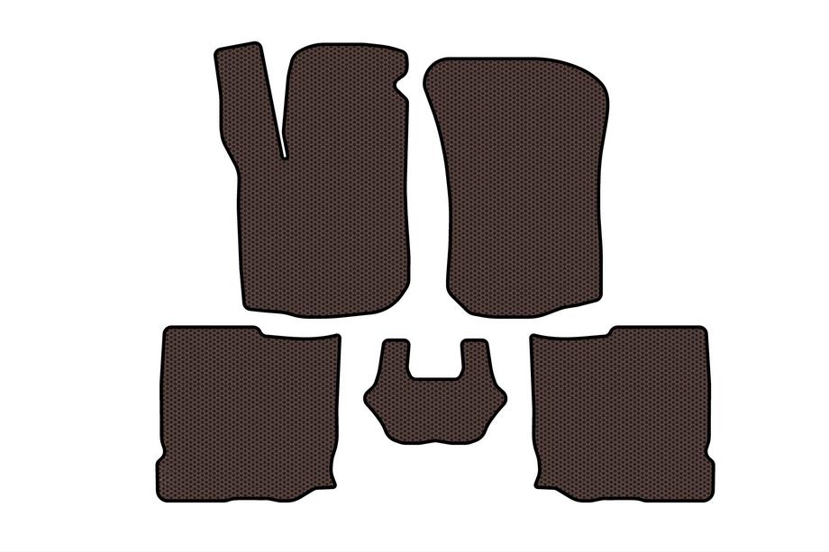 Seat Leon 1999–2005 Gummimattor Carsuit (HB, 5-dörrars, brun) Image