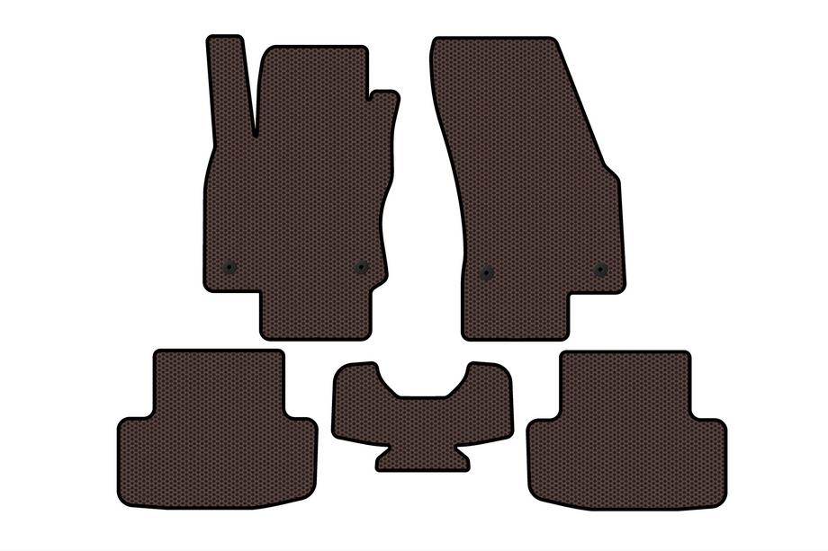 Skoda Karoq 2018– Gummimattor Carsuit (Brun) Image