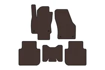 Skoda Kodiaq 2016–2023 Gummimattor Carsuit (5-sits/automat, brun) foto 1