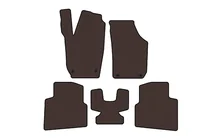 Skoda Roomster 2006–2015 Gummimattor Carsuit (Brun) foto 1