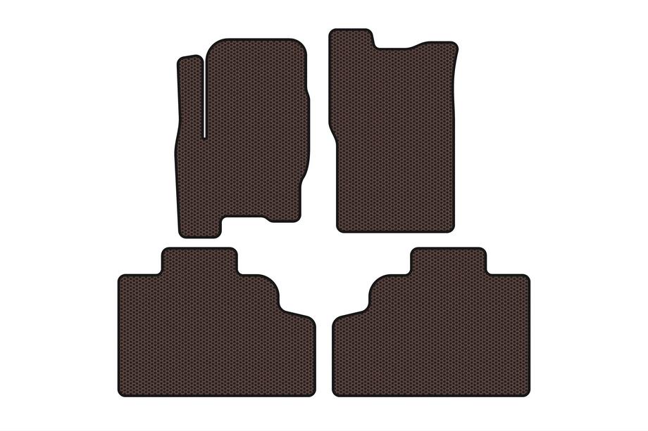 SsangYong Korando 1997–2006 Gummimattor Carsuit (Brun) Image