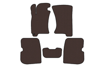 Subaru Forester 1997–2002 Gummimattor Carsuit (Brun) foto 1
