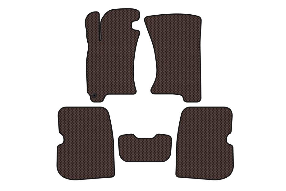 Subaru Forester 1997–2002 Gummimattor Carsuit (Brun) Image