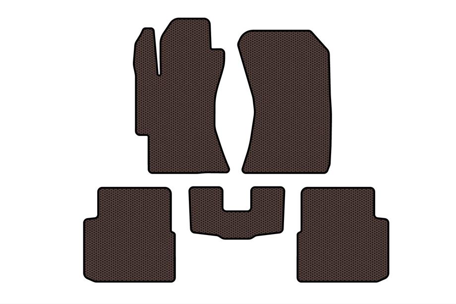 Subaru Impreza 2007–2011 Gummimattor Carsuit (HB, brun) Image
