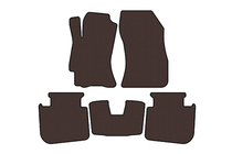 Subaru Legacy 2009–2014 Gummimattor Carsuit (2009-2013, SD, brun) foto 1
