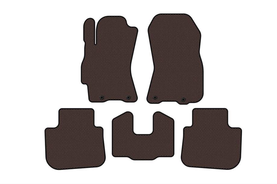 Subaru Outback 2009–2014 Gummimattor Carsuit (Brun) Image