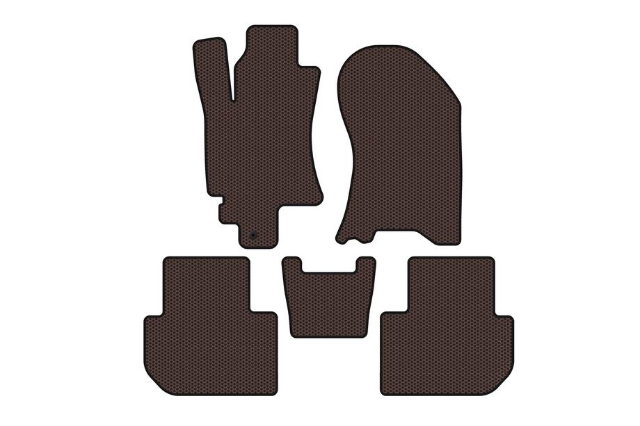 Subaru Tribeca 2005–2014 Gummimattor Carsuit (Brun) Image