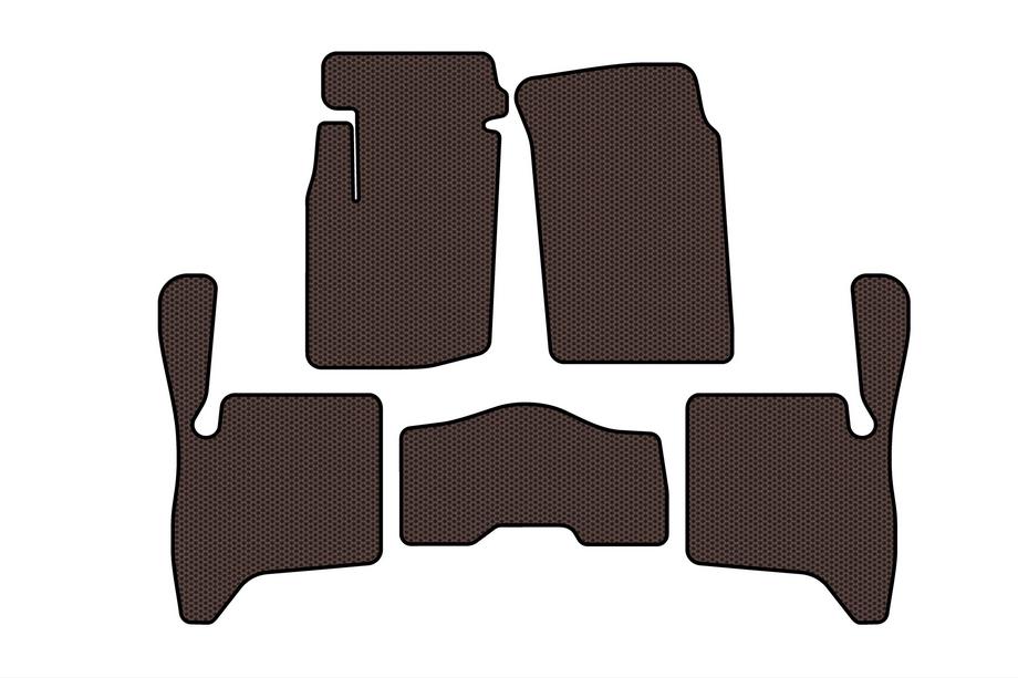 Suzuki Vitara 1998–2006 Carsuit gummimattor för kupén (3-dörrars, brun) Image