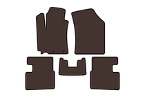 Suzuki Swift 2010–2017 Gummimattor Carsuit (HB, 5-dörrars, brun) foto 1