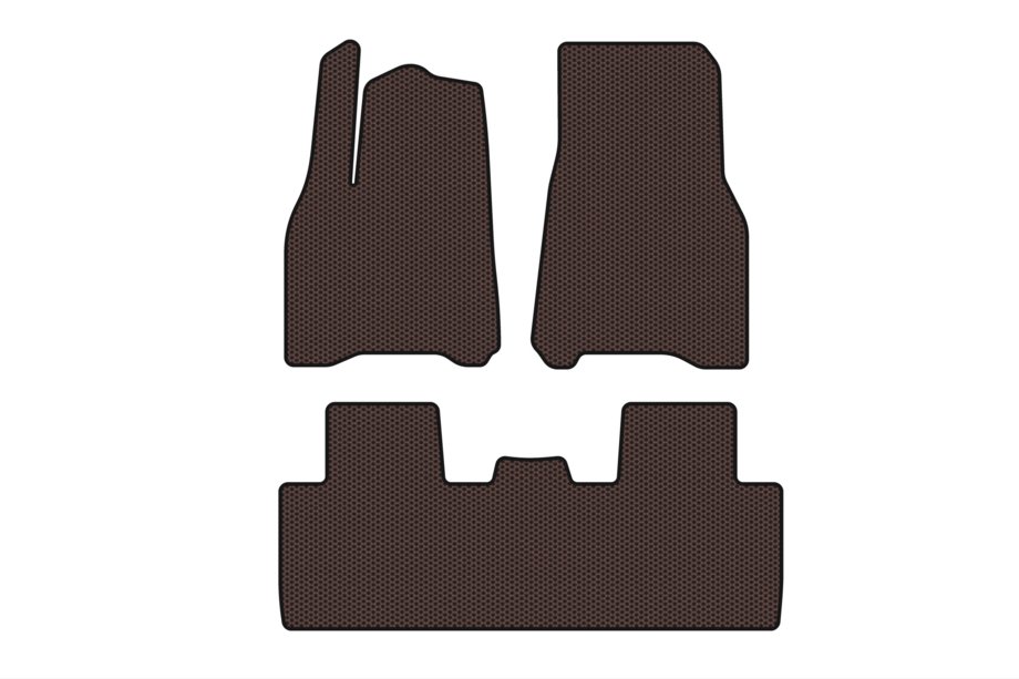 Tesla Model Y 2020– Gummimattor Carsuit (2020-2024, brun) Image
