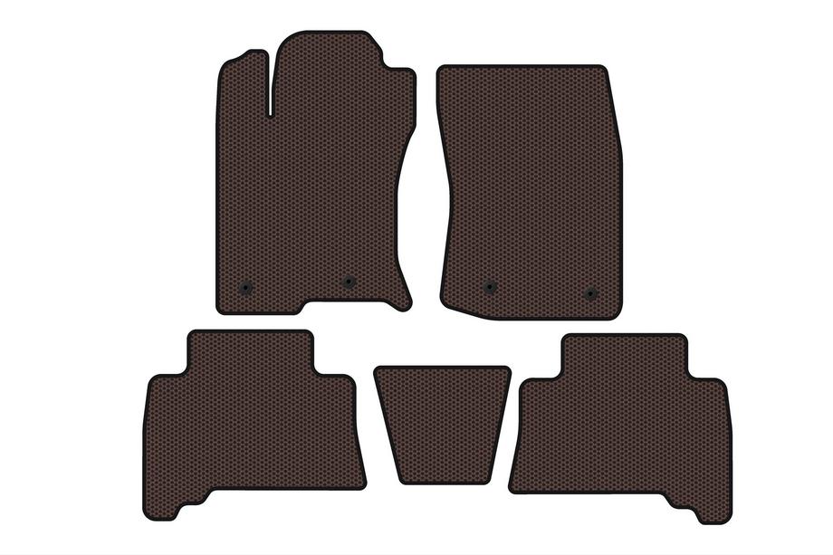 Toyota 4Runner 2009–2024 Gummimattor Carsuit (2009-2014, brun) Image