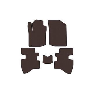 Gummimattor Carsuit (2007-2009, HB, 3-dörrars, brun) Toyota Aygo 2007–2014 foto 1