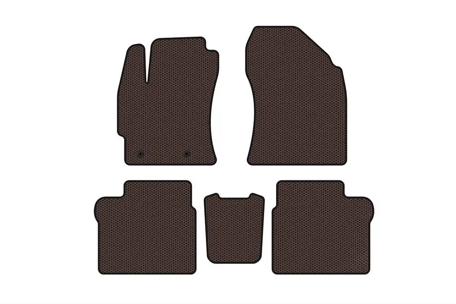 Toyota Corolla 2013–2019 Gummimattor Carsuit (2016-2019, SD, brun) Image