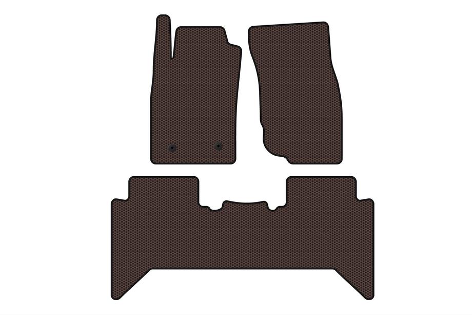 Toyota Hilux 2006–2015 Gummimattor Carsuit V2 (Brun) Image