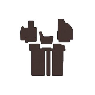 Gummimattor Carsuit (2 rader, 6-sits, brun) foto 1