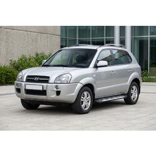 Sidosteg Sunrise (2 st, aluminium) Hyundai Tucson JM 2004– foto 1