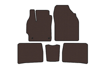 Toyota Prius 2009–2015 Gummimattor Carsuit (LB, brun) foto 1