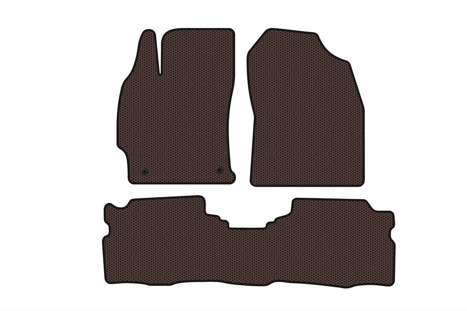 Toyota Prius 2015–2022 Gummimattor Carsuit (LB, Hybrid, brun) Image