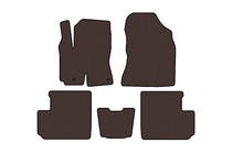 Toyota Rav 4 2001–2005 Gummimattor Carsuit (Brun) foto 1