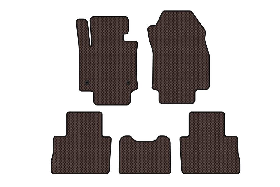 Toyota Rav 4 2019–2025 Gummimattor Carsuit (Brun) Image