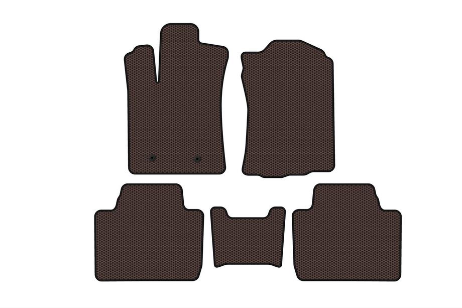 Toyota Tacoma 2015–2023 Gummimattor Carsuit (Brun) Image