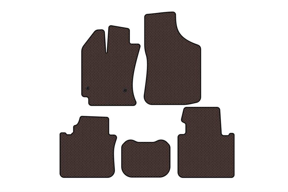Toyota Venza 2008–2017 Gummimattor Carsuit (Brun) Image