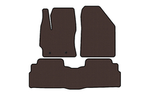 Toyota Verso 2009–2018 Carsuit gummimattor till kupén (2 rader, 7-sits, brun) foto 1