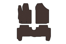 Toyota Yaris 2006–2011 Gummimattor Carsuit (HB, 5-dörrars, brun) foto 1