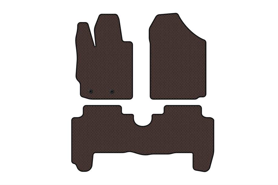 Toyota Yaris 2006–2011 Gummimattor Carsuit (HB, 5-dörrars, brun) Image