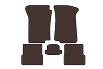 Volkswagen Golf 2 1983–1992 Gummimattor Carsuit (Brun) foto 1