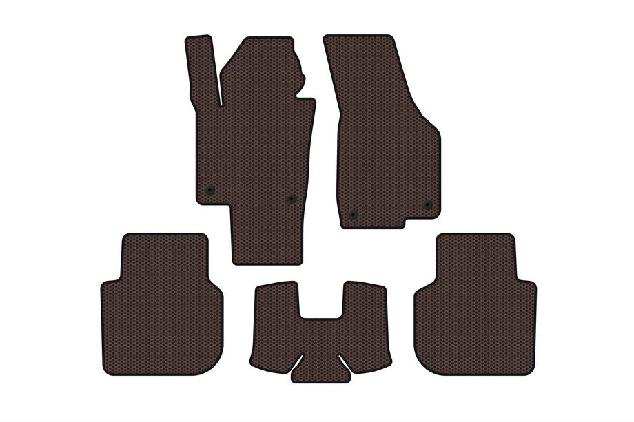Volkswagen Passat B8 2015–2023 Gummimattor Carsuit (2015-2019, SD, brun) Image
