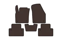Volvo C30 2006–2012 Gummimattor Carsuit (HB, 3-dörrars, brun) foto 1