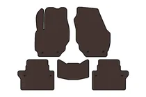 Volvo S80 2006–2016 Gummimattor Carsuit (Brun) foto 1