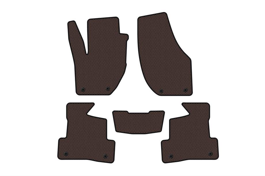 Volvo V40 2012– Gummimattor Carsuit (2012-2016, HB, bruna) Image
