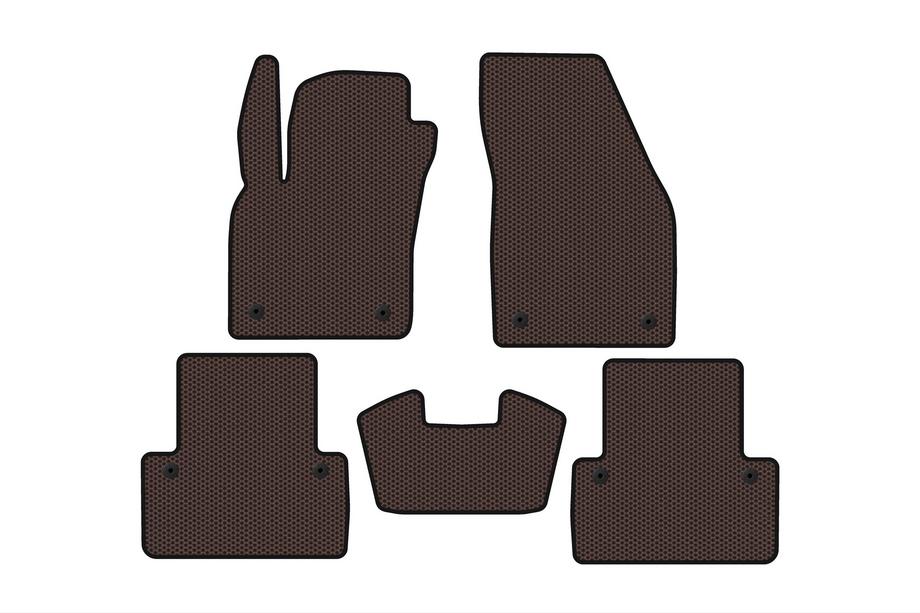 Volvo V50 2004–2012 Gummimattor Carsuit (2007-2012, SW, brun) Image