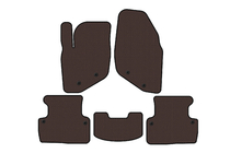 Volvo V70 2000–2007 Gummimattor Carsuit (Brun) foto 1