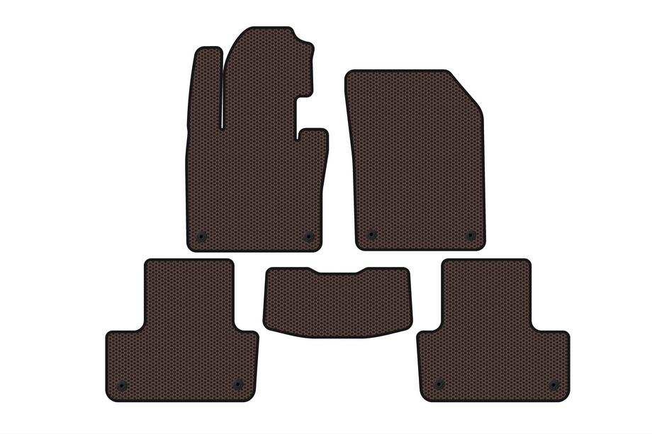 Volvo XC60 2017– Gummimattor Carsuit (Brun) Image