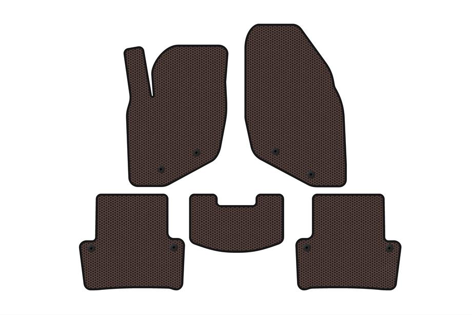 Volvo XC70 2000–2007 Gummimattor Carsuit (Brun) Image
