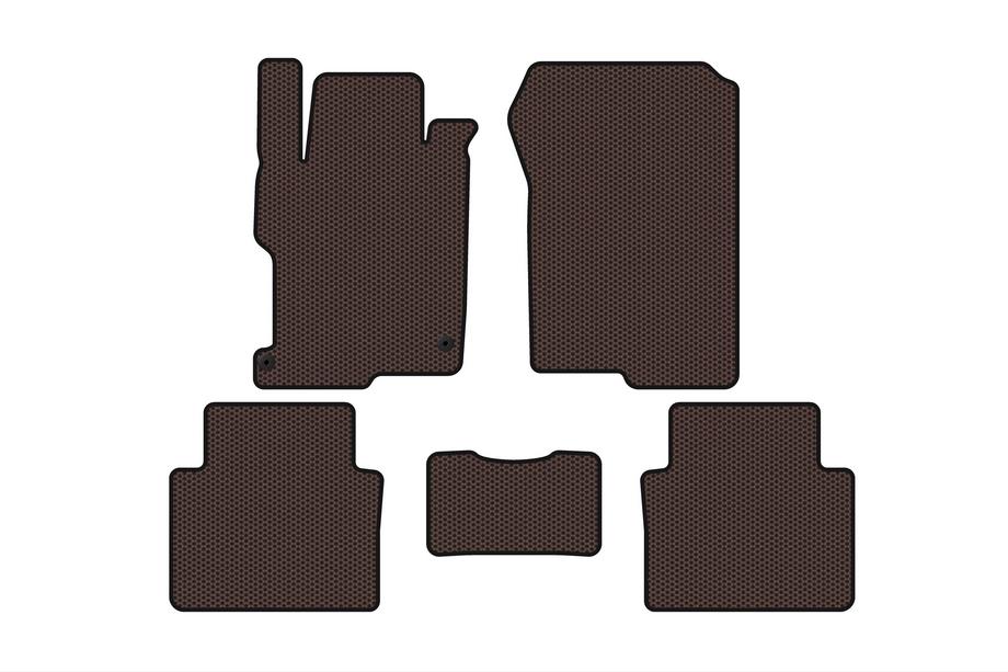 Honda Accord IX 2013–2017 Gummimattor Carsuit (SD, brun) Image