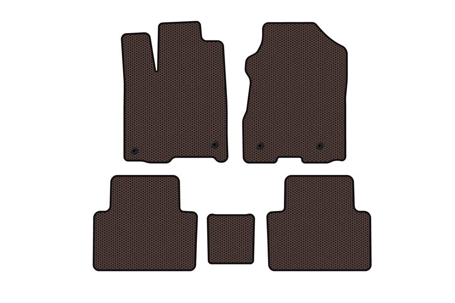 Acura RDX 2012–2018 Gummimattor Carsuit (Brun) Image