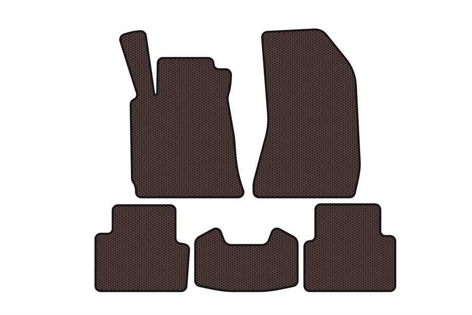 Alfa Romeo 159 2005–2011 Carsuit V-1 gummimattor (brun) Image