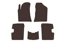 BYD F3 2013–2015 Gummimattor Carsuit (SD, brun) foto 1