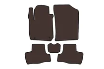 BYD F0 2008–2014 Gummimattor Carsuit (Brun) foto 1