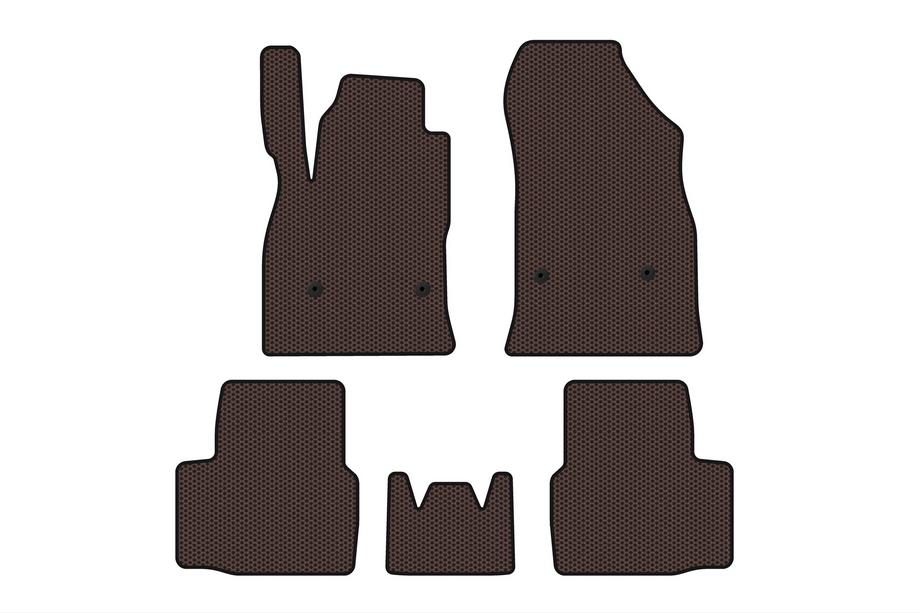 Chevrolet Cruze 2016–2019 Gummimattor Carsuit (SD, brun) Image