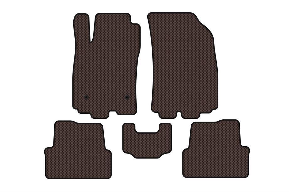 Chevrolet Sonic 2011–2022 Gummimattor Carsuit (HB, brun) Image