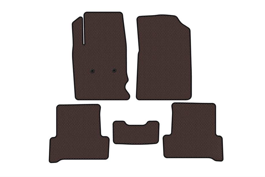 Chevrolet Colorado 2012–2022 Gummimattor Carsuit (Brun) Image