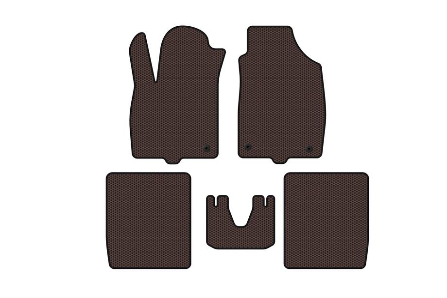 Fiat Panda 2003–2011 Gummimattor Carsuit (Brun) Image