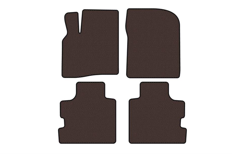Chrysler Pacifica 2004–2008 Gummimattor Carsuit (Brun) Image