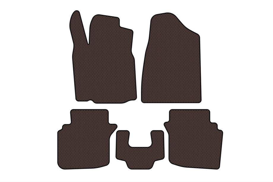 Chrysler Sebring II 2001–2006 Gummimattor Carsuit (2004-2006, brun) Image