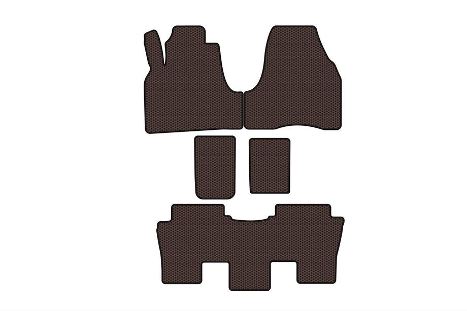 Citroen C-8 2002–2014 Gummimattor Carsuit (Brun) Image